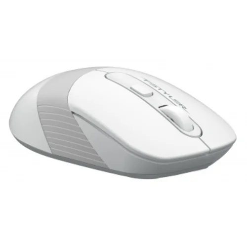 Мышь A4Tech Fstyler FG10S белый/серый оптическая (2000dpi) silent беспроводная USB для ноутбука (4but)